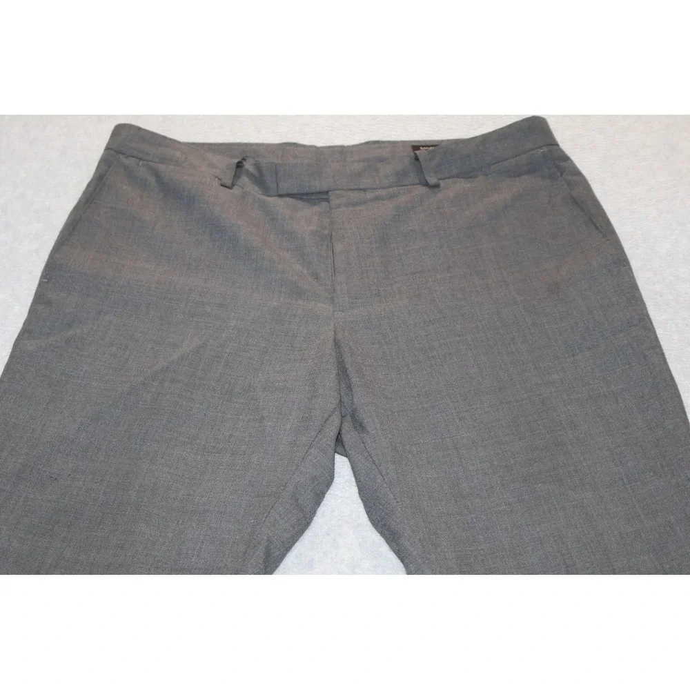 Banana Republic Slim Fit Men 33x30 Gray Wool Blend Tailoring Dress Pants